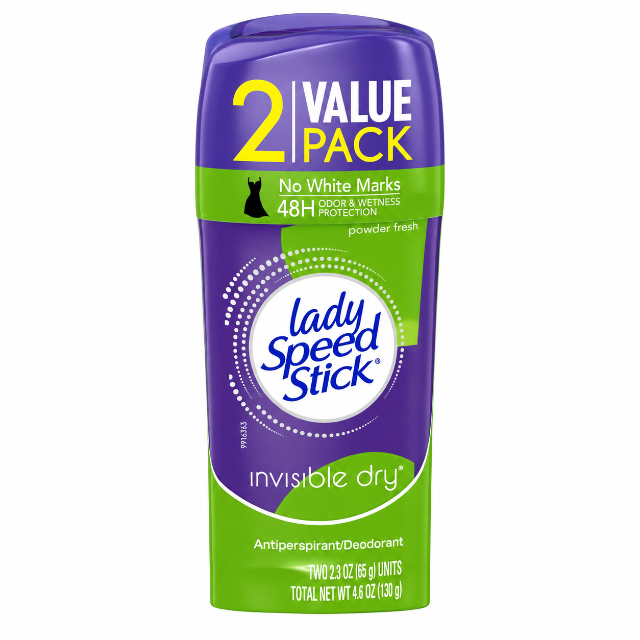Lady Speed Stick Antiperspirant Invisible Dry Powder Fresh 2.3 oz Lady Speed Stick